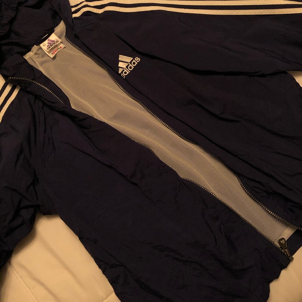 Adidas windbreaker NAVY